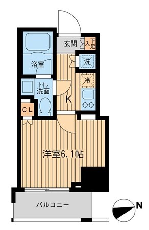 大森海岸駅 徒歩2分 11階の物件間取画像